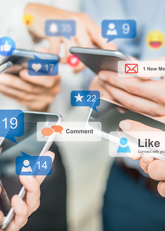 Social Media engagement mobile
